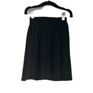 Tottini girls sz 6 black cotton aline flare cotton fall winter spring skirt